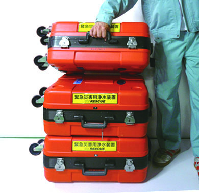 複数台を保管、運搬時に荷崩れを防ぐよう設計